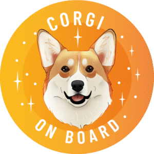 Magnes - welsh corgi pembroke ⌀ 10 cm