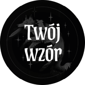 Naklejka - z Twoim wzorem ⌀ 10 cm