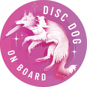 Naklejka - frisbee ⌀ 10 cm