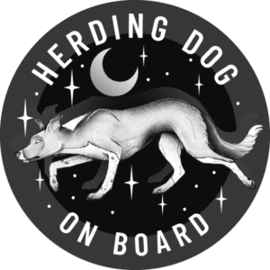 Naklejka - pasienie ⌀ 10 cm