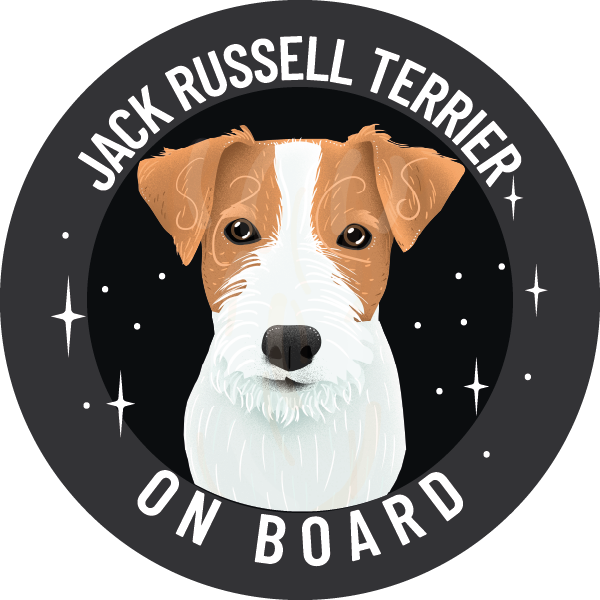 Magnes - jack russell terrier ⌀ 10 cm 1 Magnes - jack russell terrier ⌀ 10 cm
