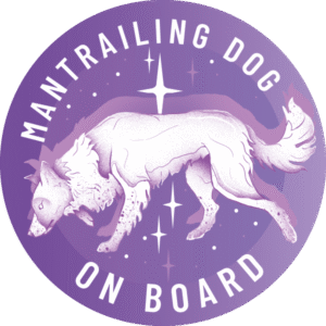 Naklejka - tropienie ⌀ 10 cm