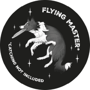 Naklejka na frisbee - Flying Master ⌀ 13,5 cm