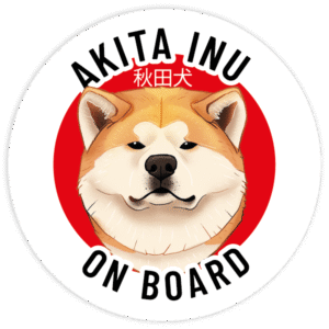 Magnes - akita inu ⌀ 10 cm