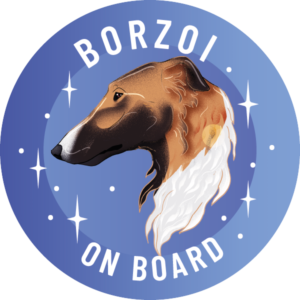 Magnes - borzoj ⌀ 10 cm