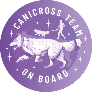 Naklejka - canicross ⌀ 10 cm