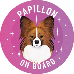 Naklejka - papillon ⌀ 10 cm