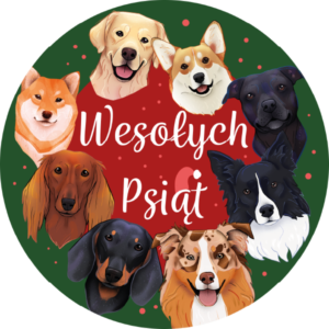 Magnes - Wesołych Psiąt ⌀ 10 cm