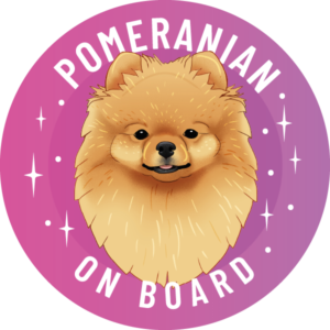 Magnes - szpic miniaturowy pomeranian ⌀ 10 cm