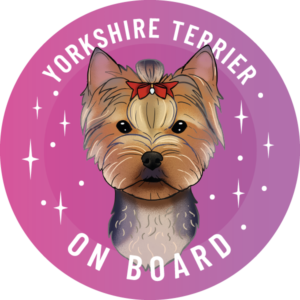 Magnes - yorkshire terrier ⌀ 10 cm
